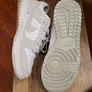 Nike Dunk Low Light Silver Cordurory